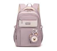 FANDARE Sacs à Dos pour Enfant Garçon Fille Cartable avec Porte-Monnaie Sacs à Dos Loisir Ergonomique Scolaires Retour à l'école Cartables Femme Homme d'Études Week-End Sacoche d'école Violet