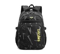 FANDARE Sacs à Dos pour Enfants Sac Loisir d'école Junior Cartable School Bag avec Ajustement de bandoulière Scolaire Primaire Élémentaire Collège Ecole pour Les 3-9 Classes Daypacks Jaune Noir