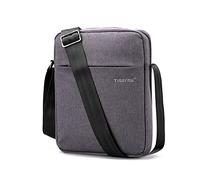 FANDARE Sacs bandoulière Homme Sacoche Sacs à Main Sac Messager Sac Besace Sac d'épaule pour Travail Voyag Business Université Ecole Cartable Marron