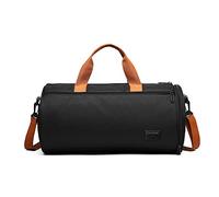 FANDARE Sacs de Voyage Femme Homme Sacs de Sport Cabas de Fitness Sacs de Sport Grand Format Sac à Main Sac à Dos Weekend Voyage Grande capacité Sacs polochons avec Compartiment à Chaussures Noir B