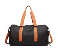 FANDARE Sacs de Voyage Femme Homme Sacs de Sport Cabas de Fitness Sacs de Sport Grand Format Sac à Main Sac à Dos Weekend Voyage Grande capacité Sacs polochons avec Compartiment à Chaussures Noir A