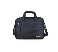 FANDARE Sacs et housses pour 12.9 pouce ordinateur portable Sac Porte-Document pour Homme Femme d'Affaires, Cartable Messager pour Travail Voyage Sac à Main avec Bandeou pour Enseignants Noir S2