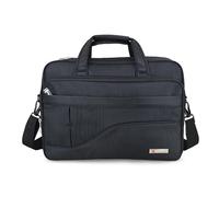 FANDARE Sacs et Housses pour 15.6 Pouce Ordinateur Portable Sac Porte-Document pour Homme Femme d'affaires, Cartable Messager pour Travail Voyage Sac à Main avec Bandeou pour Enseignants Noir L1