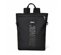 FANDARE Toile Sacs à Dos Loisir Cartables Sac à bandoulière Sacs portés Dos Sac d'épaule Université Homme Femme Sac de Messager Convertible Sacs à Dos pour College Voyage Achats Daypacks Noir