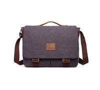 FANDARE Toile Sacs bandoulière Sac de messager mallette Sacoche à Bandoulière Sac de messager sacoche ordinateur Canvas Sacs business Sac à main Homme Femme pour Collège Cours Travail Affaires Voyage