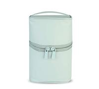 FANDARE Trousse de Toilette Femme Trousses à Maquillage Fille Sac Cosmétique Vanity Voyage Nécessaire de Toilette Imperméable Makeup Sac Beauté Sacs de Maquillage Nylon Bleu