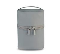 FANDARE Trousse de Toilette Femme Trousses à Maquillage Fille Sac Cosmétique Vanity Voyage Nécessaire de Toilette Imperméable Makeup Sac Beauté Sacs de Maquillage Nylon Gris