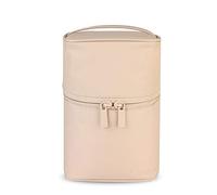 FANDARE Trousse de Toilette Femme Trousses à Maquillage Fille Sac Cosmétique Vanity Voyage Nécessaire de Toilette Imperméable Makeup Sac Beauté Sacs de Maquillage Nylon Rose