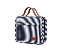 FANDARE Trousse de Toilette Femme Trousses à Maquillage Homme Sac de Toilette Accessoires de Voyage à Suspendre Trousse Femme Organisateurs de Toilettes Sac Cosmétique Bleu foncé