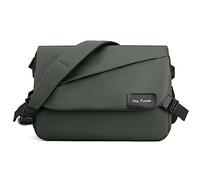 FANDARE Ultra-léger Sac à Bandoulière Homme Sac porté Epaule Saccoche Affaire Sacoche Nylon Sac portés épaule bandouliere pour Collège Travail Affaires Voyage Imperméable Sac de Messager Vert