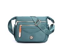 FANDARE Ultraléger Sac bandoulière Femme Sac Besace Sac Porté épaule Sacs à bandoulière avec bandoulière Large réglable Sac d'épaule pour Voyage Sling Crossbody Bag Sacoche Messenger lac Bleu