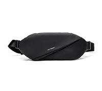 FANDARE Ultraléger Sac de Poitrine Bandoulière Homme d'Epaule Sport pour Voyage Randonnée Cyclisme Jogging Sling Bag Étanche Nylon Noir B