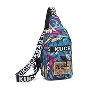 FANDARE Ultraléger Sac de Poitrine Bandoulière pour Homme Femme - Sling Bag d'Épaule pour Voyage, Sport, Randonnée, Vélo, Camping, Excursion - Petit Sac à Dos Bleu