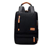 FANDARE Unisexe Sac à Dos Collège Sacs Scolaires Ordinateur Portable 14 Pouces Cartables Homme Femme Fonctionnel Daypack pour Voyage Affaire Scolaire Université Collège Noir