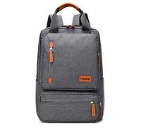 FANDARE Unisexe Sac à Dos Collège Sacs Scolaires Ordinateur Portable 14 Pouces Cartables Homme Femme Sac à Main Fonctionnel Daypack pour Voyage Affaire Scolaire Université Collège Grise