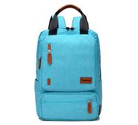 FANDARE Unisexe Sac à Dos Collège Sacs Scolaires Ordinateur Portable 14 Pouces Cartables Homme Femme Fonctionnel Daypack pour Voyage Affaire Scolaire Université Collège Bleu