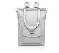 FANDARE Unisexe Sac à Dos Loisirs Sacs à Bandoulière avec Port de Chargement USB Sangle de Bagages Cartable pour 15.6 inch Laptop Backpack École Voyage Étudiant Sac D'école Polyester Gris