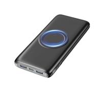 Fandealo -Power Bank-Wireless-27000mAh - PD QC 3.0 22,5W Charge Rapide Chargeur Portable avec Écran LED, USB C Sorties & Entrées Batterie Externe pour Smartphone Tablette Etc