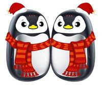 FANDLISS Chauffe Main Electrique 2 en 1, Blanc Chaufferette Main Reutilisable 8000mAh Rechargeable par USB, 3 Niveaux de Chauffe, Cadeaux Hiver Unisexes, pour Camping et Sports en Extérieur