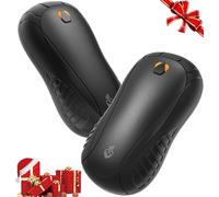 FANDLISS Chauffe Main Électrique Split 2 Pack Rechargeable, Chaufferette Main Portable 3 Modes de Chauffage Chauffe-Mains USB Convient pour l'hiver, Idéal pour Sport en Plein Air Golf Camping