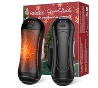 FANDLISS Chaufferette Main Cylindriques,2025 Chauffe-Mains Rechargeables 3000 mAh,3 Modes de Chauffage,Electrique Chauffe Main USB pour Travail en Extérieur,Camping,Voyages,Endroits Froids-Noir