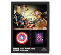 FANDROP Figurine De Collection Captain America Contre THANOS - Marvel