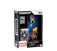 FANDROP MV01 - Wolverine vs Dents-de-Sabre, FANDROP Contient Un Diorama à Exposer, des artefacts et Une scène dignes des Plus Belles Collections Wolverine, 4 FANDROPS Marvel à Collectionner