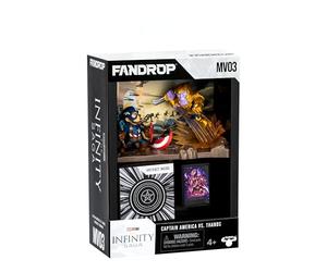 Fandrop MV03 - Mavel Studios Avengers : Endgame - Captain America vs Thanos, Contient Un Diorama épique, des artefacts et Une scène dignes des Plus Belles Collections Marvel