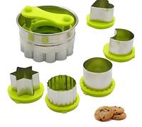 Faneli Lot de 6 emporte-pièces en acier inoxydable pour biscuits de Noël