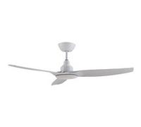 Fanelite - Ventilateur de plafond 132 cm blanc FANDC52N - Moteur DC 18W - 3 pales - Télécommande - Silencieux BLANC
