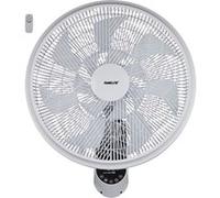 Fanelite - Ventilateur mural FVM45-1 - Blanc - Hélice 14 pales - Fort débit d’air - Grilles plastiques - Télécommande Blanc