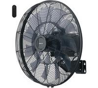 Fanelite - Ventilateur mural FW45-DC - Moteur DC - Hélice 45cm - 6 vitesses - Oscillant ou fixe - Professionnel - Silencieux - Très fort débit d'air Noir G