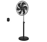 Fanelite Ventilateur sur pied professionnel FS50-DC - 50 cm - Moteur DC silencieux - Débit d’air 230 m³/min - 6 vitesses - Télécommande - Puissant - Usage pro/commercial (50 cm)