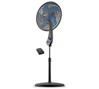 Fanelite - Ventilateur sur pied S1645-WPG - Diamètre 40 cm - Wifi - Contrôles vocaux - 5 vitesses - Télécommande - Minuterie - Grille et hélice plastiques - Oscillant ou fixe - Silencieux