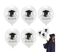 fanelod Ballons pour remise de diplôme, ballons de remise de diplôme de 30,5 cm, ballons en latex pour remise de diplôme, ballons de classe 2022 pour nouveaux arrivants sortants