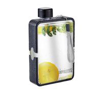 fanelod Bouteille d'eau plate de 380 ml pour garçons et filles - Bouteille d'eau anti-fuite pour le sport, la salle de sport, la gym, les voyages, les pique-niques, le camping, la randonnée