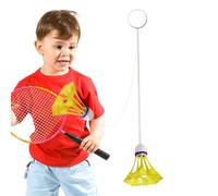 fanelod Entraîneur de rebond de badminton, kit d'entraînement de badminton à un joueur, ensemble d'entraînement de badminton intérieur, entraînement de badminton simple, rebondisseur d'exercice de