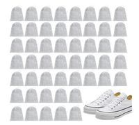 fanelod Lot de 50 sacs à chaussures anti-jaunissement et anti-poussière avec cordon de serrage - Non tissé - Pour garder les chaussures propres