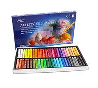 fanelod Lot de crayons à dessin ronds à l'huile pastel, pastels à l'huile professionnels pour dessin, graffitis, arts créatifs, bâtons de pastel, lavable, lot de couleurs assorties pastels à l'huile