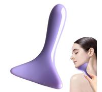 fanelod Outil de massage Guasha | Baguette Guasha Outils de soins de la peau | Outil plus grand pour la sculpture complète du corps, sculpteur facial en résine naturelle Guasha Masseur et huile
