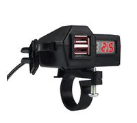 fanelod Port USB pour moto | Prise à déconnexion rapide 2 chargeurs USB - Double USB Charge rapide Accessoires de moto pour un chargement efficace des appareils intelligents