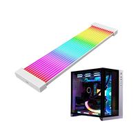 fanelod Rallonges de câble PC, 24 broches, 3 x 8 broches RVB, 10 mm avec peignes de câble RVB, ensemble d'extensions de câble d'alimentation, composant interne PC pour câbles d'alimentation