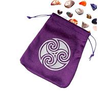 fanelod Sac de tarot - Fait à la main - En velours - Avec plusieurs motifs - Pour runes, cartes Oracle, cartes de tarot standard