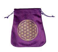 fanelod Sacs et pochettes de tarot, pochette de rangement en velours avec cordons de serrage pour les amateurs de tarot, sac de ménage pour runes, cartes Oracle, jeu de tarot standard