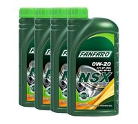 FANFARO NSX SAE 0W-20 Huile Moteur GM DEXOS1 Gen2, 4x1 Litres