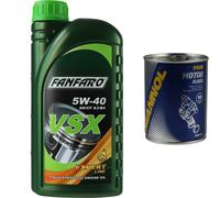 FANFARO VSX Huile Moteur 5W-40 API SN/SM/CF 1 L + Motor Flush