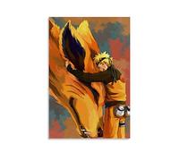 FANFF Poster décoratif sur toile Naruto Kurama pour salon, chambre à coucher (40 x 60 cm)
