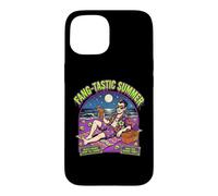 Fang-Tastic Summer Vampire Beach Dracula Vacances d'halloween Coque pour iPhone 15