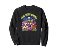 Fang-Tastic Summer Vampire Beach Dracula Vacances d'halloween Sweatshirt