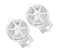 FangBoJie Lot de 2 rouleaux de fil de jardin avec cutter, 100 m de fil de liaison, pour fleurs, plantes grimpantes, arbustes (blanc)